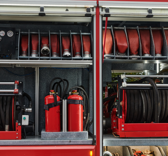 industrial extinguiser caddy